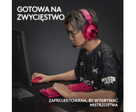 LOGITECH G PRO X TKL Lightspeed Tactile magenta 920-012159 - 1172774 - zdjęcie 11
